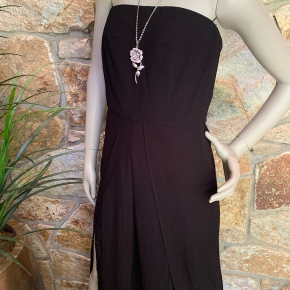 COPY - Mod x Woven Strapless Layered Open Legs Jumpsuit - Picture 7 of 7